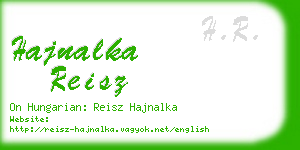 hajnalka reisz business card